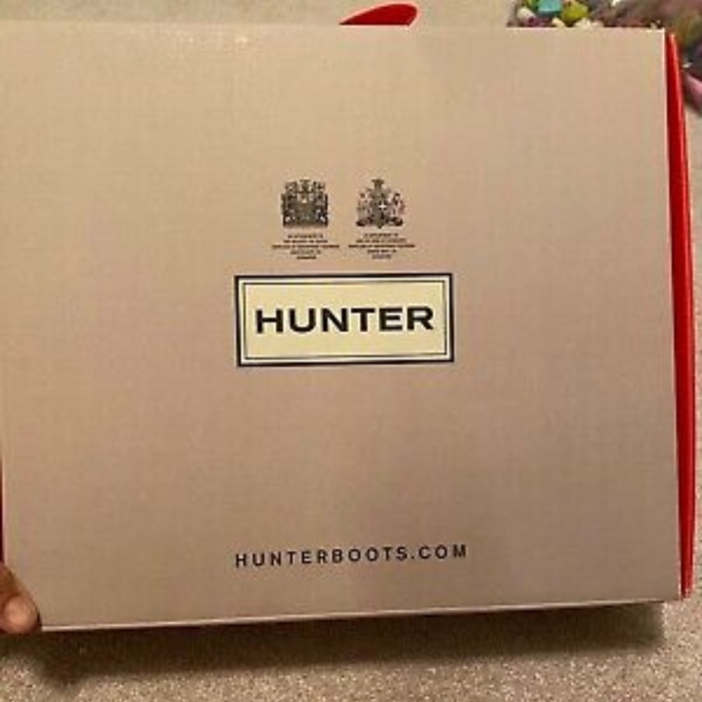 Kids Original Gloss Black Hunter Rain Boots. - Picture 6 of 6